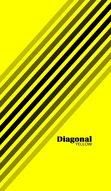 [LINE着せ替え] Diagonal Yellowの画像1