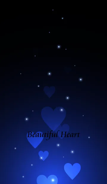 [LINE着せ替え] - Beautiful Blue Eternal Heart -の画像1