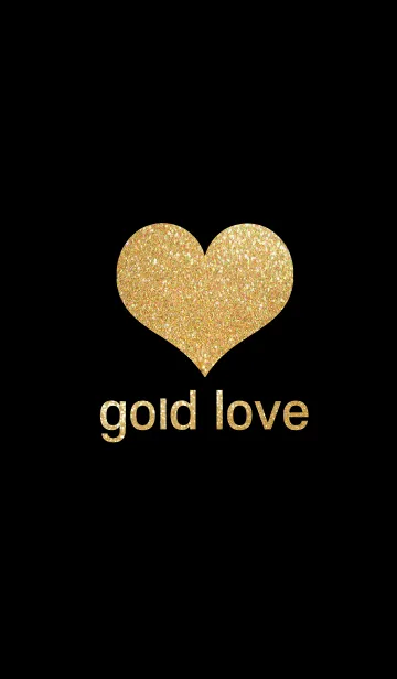 [LINE着せ替え] gold loveの画像1