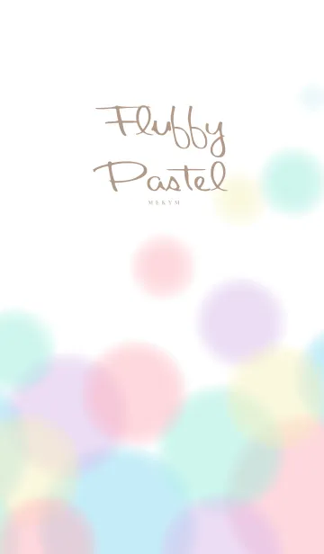 [LINE着せ替え] Fluffy Pastel -MEKYM- 8の画像1