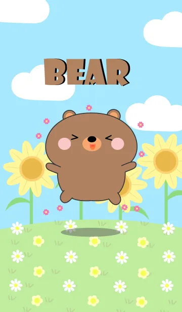 [LINE着せ替え] Happy Lovely Bear Theme (jp)の画像1