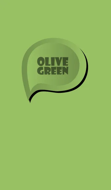 [LINE着せ替え] Olive Green Button (jp)の画像1