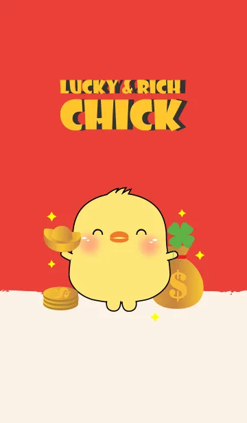 [LINE着せ替え] Lucky & Rich Chick (jp)の画像1