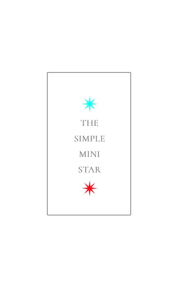 [LINE着せ替え] ザ シンプル ミニ スター 11の画像1