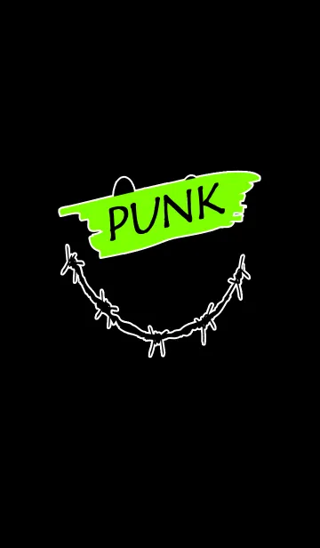 [LINE着せ替え] パンク スマイル 02の画像1