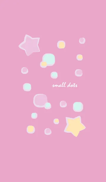 [LINE着せ替え] Small colorful dots 48の画像1
