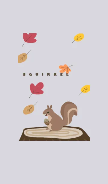 [LINE着せ替え] りすの画像1