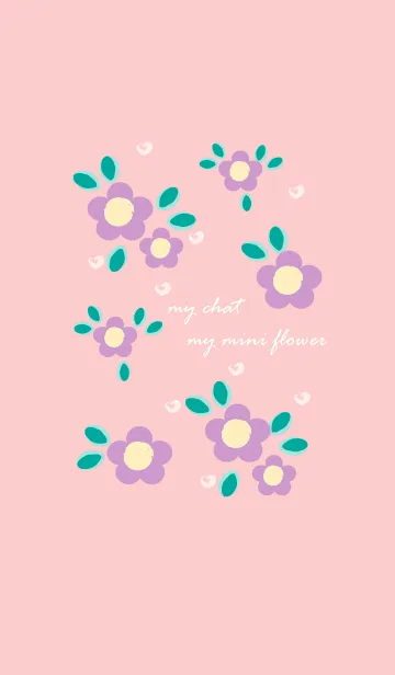 [LINE着せ替え] My chat my mini flower 3の画像1