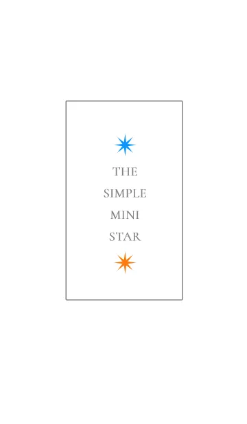 [LINE着せ替え] ザ シンプル ミニ スター 12の画像1