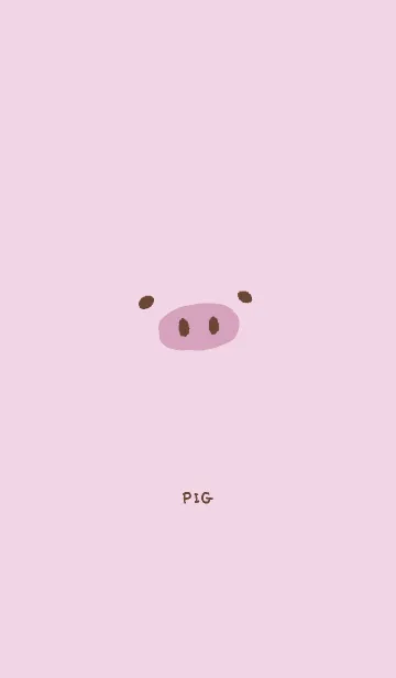 [LINE着せ替え] ぶた顔の画像1