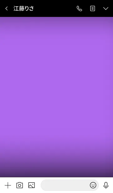 [LINE着せ替え] Orchid Purple And Black Vr.4 (jp)の画像3