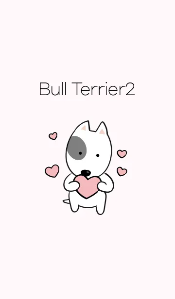 [LINE着せ替え] Cute Bull Terrier2の画像1