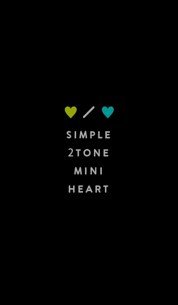 [LINE着せ替え] シンプル 2トーン ミニ ハート 44の画像1