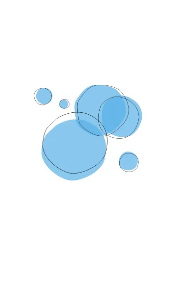 [LINE着せ替え] maru blueの画像1