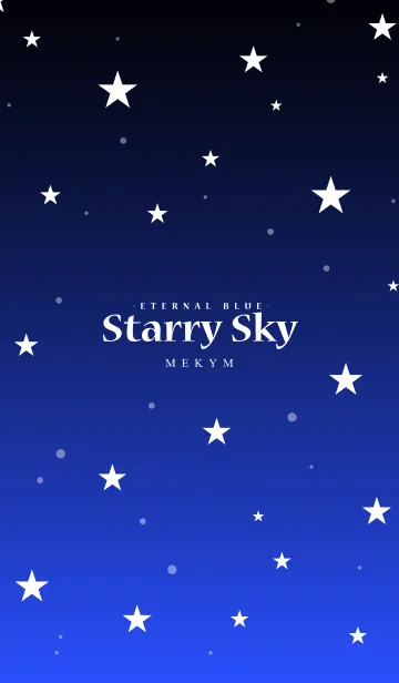 [LINE着せ替え] - Starry Sky Eternal Blue -の画像1