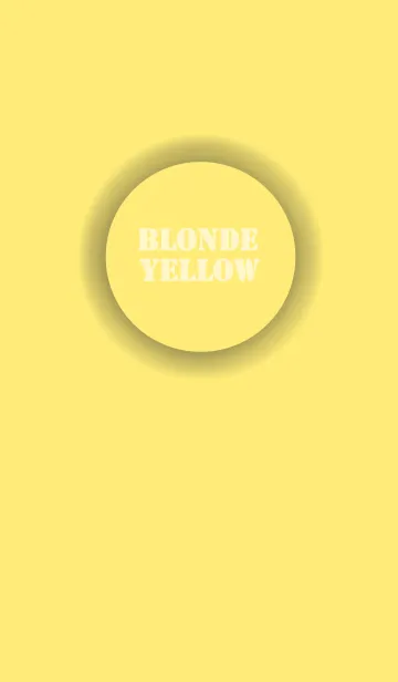 [LINE着せ替え] Love Blonde Yellow Button V.2 (jp)の画像1