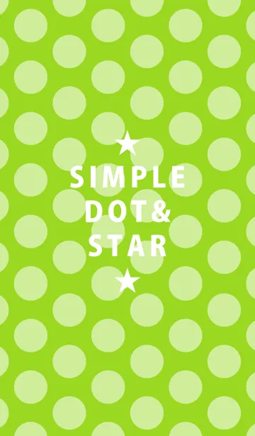 [LINE着せ替え] シンプル ドット アンド スター 042の画像1