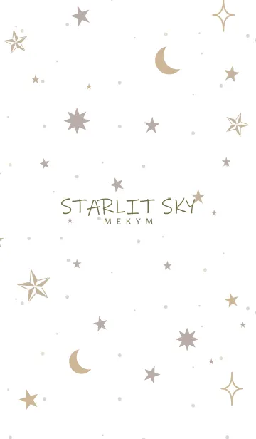 [LINE着せ替え] SIMPLE STARLIT SKY. -MEKYM- 23の画像1