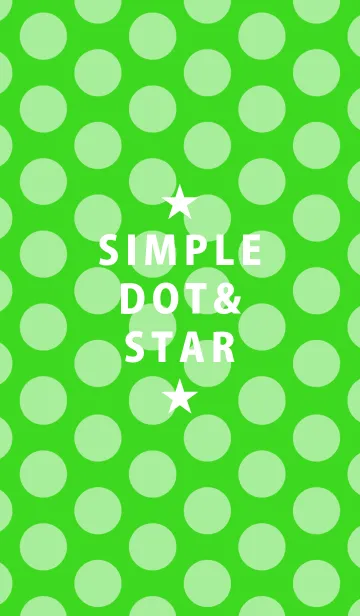 [LINE着せ替え] シンプル ドット アンド スター 043の画像1