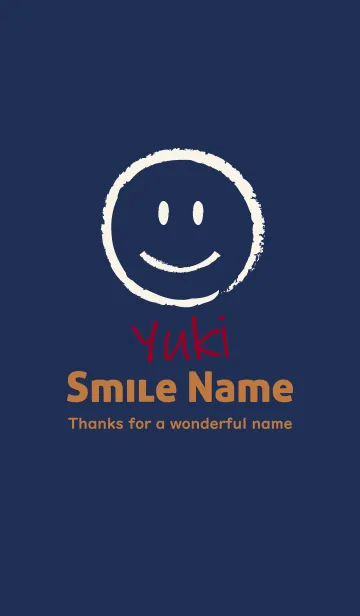 [LINE着せ替え] Smile Name ゆうきの画像1