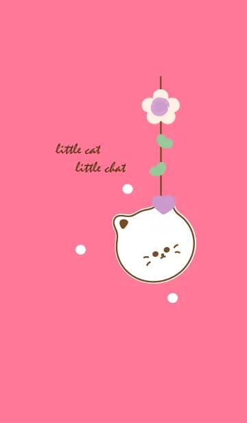 [LINE着せ替え] little cat with little heart 19の画像1