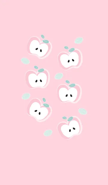 [LINE着せ替え] Yummy apples theme 55 :)の画像1