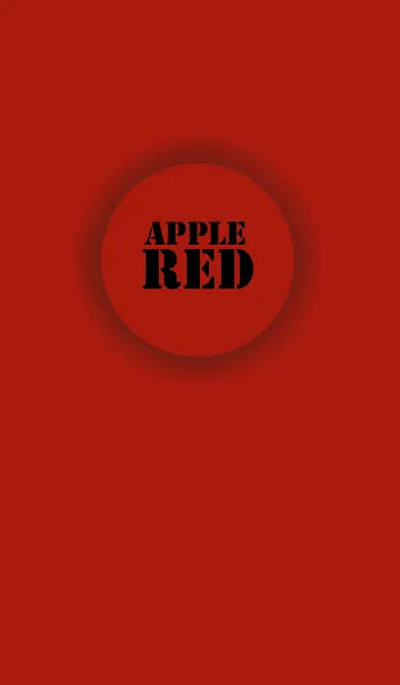 [LINE着せ替え] Apple Red Button (jp)の画像1