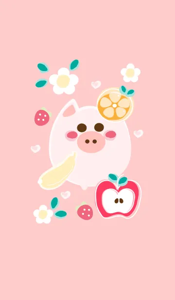 [LINE着せ替え] baby pig 77の画像1