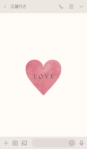 [LINE着せ替え] SIMPLE LOVE 27 -MEKYM-の画像3