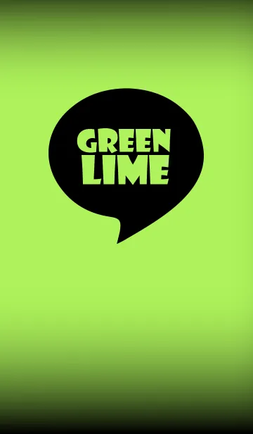 [LINE着せ替え] Lime Green And Black Vr.4 (jp)の画像1