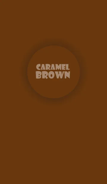 [LINE着せ替え] Love Caramel Brown Button V.2 (jp)の画像1