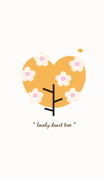 [LINE着せ替え] Lovey heart tree with lovely flower 27の画像1