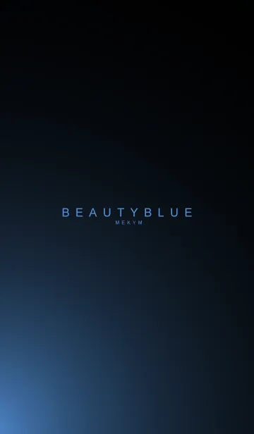 [LINE着せ替え] BEAUTYBLUELIGHT -MEKYM-の画像1