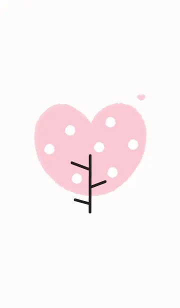 [LINE着せ替え] Lovely heart tree (Crayon version) 12の画像1