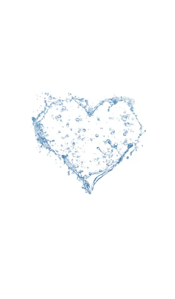 [LINE着せ替え] Water Heartの画像1