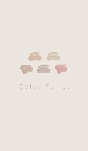 [LINE着せ替え] Color Pallet #Beigeの画像1