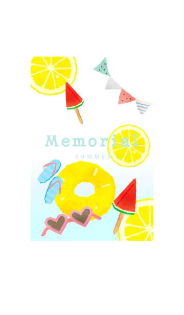 [LINE着せ替え] Memorial Summer 03の画像1