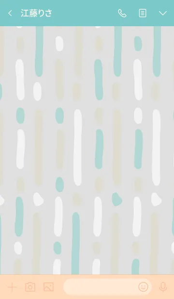 [LINE着せ替え] 手書き 線 シンプル10の画像3