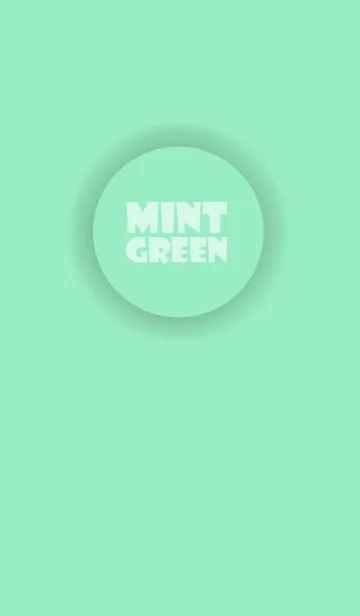 [LINE着せ替え] Love Mint Green Button V.2 (jp)の画像1