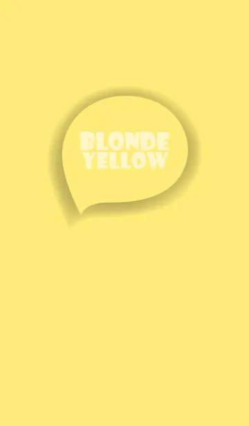 [LINE着せ替え] Love Blonde Yellow Button (jp)の画像1