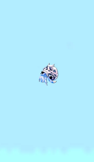 [LINE着せ替え] Hermit crab skullの画像1