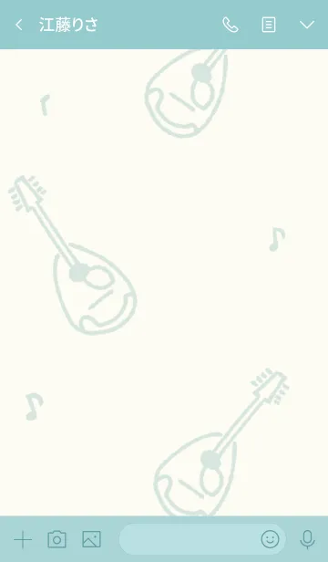 [LINE着せ替え] We love mandolinの画像3