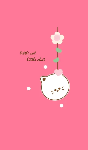 [LINE着せ替え] little cat with little heart 20の画像1