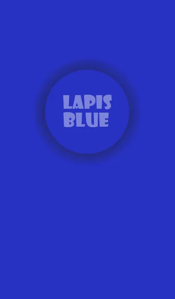 [LINE着せ替え] Love Lapis Blue Button V.2 (jp)の画像1