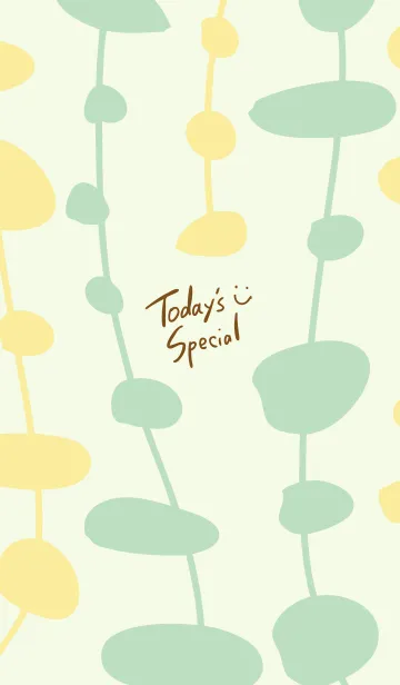 [LINE着せ替え] 可愛いカラー グリーン3の画像1