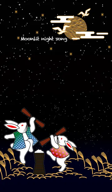 [LINE着せ替え] 月夜の歌 003の画像1