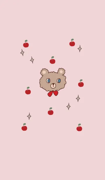 [LINE着せ替え] ふわもこベアー☆キュートピンクの画像1