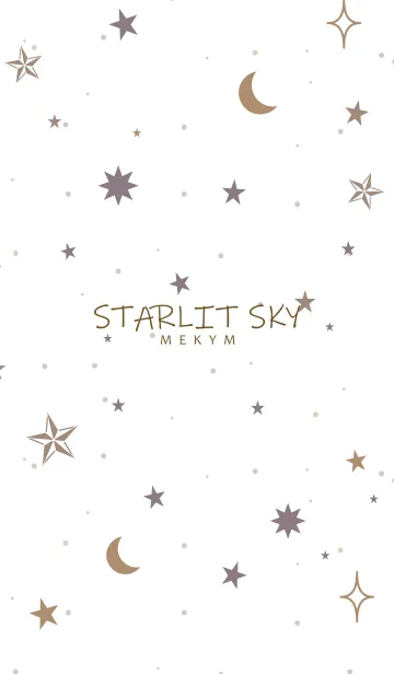 [LINE着せ替え] STARLIT SKY -MEKYM- 21の画像1