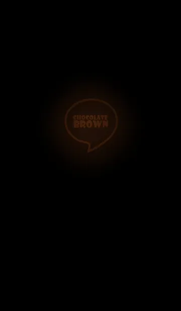 [LINE着せ替え] Chocolate Brown Neon Theme Vr.4 (jp)の画像1