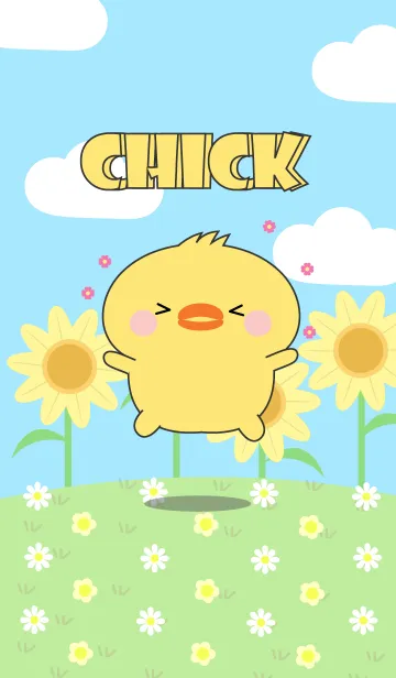 [LINE着せ替え] Happy Lovely Chick Theme (jp)の画像1